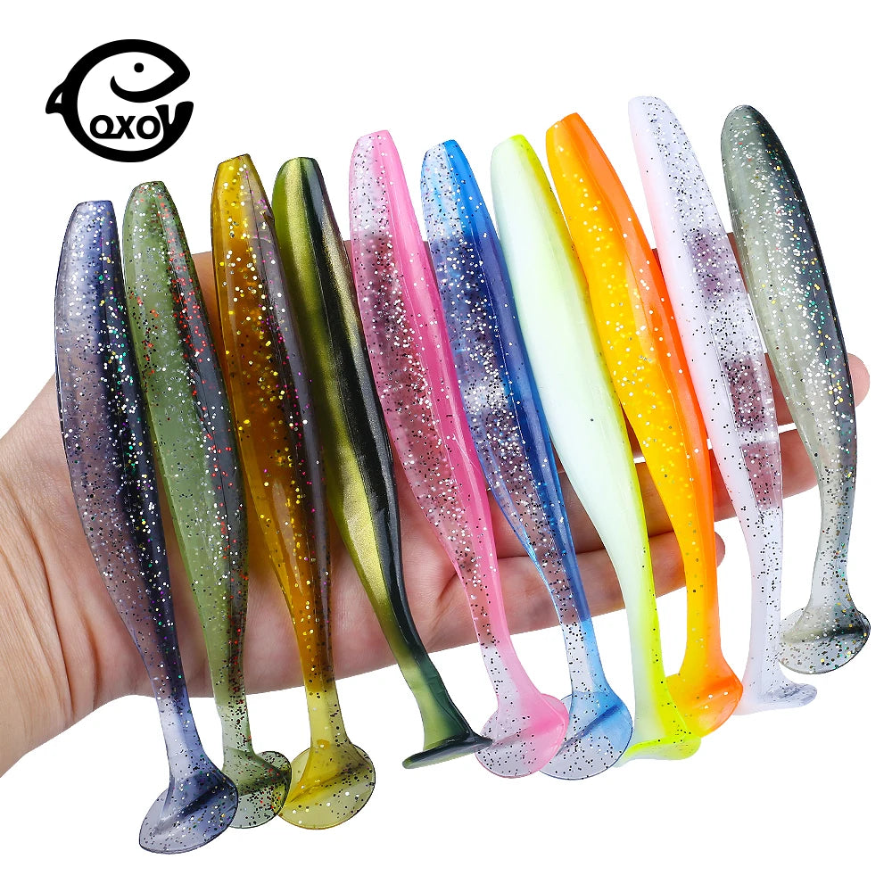 10pcs Soft Worm Lures Silicone