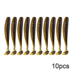 10pcs Soft Worm Lures Silicone