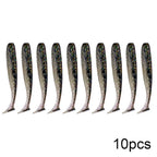 10pcs Soft Worm Lures Silicone