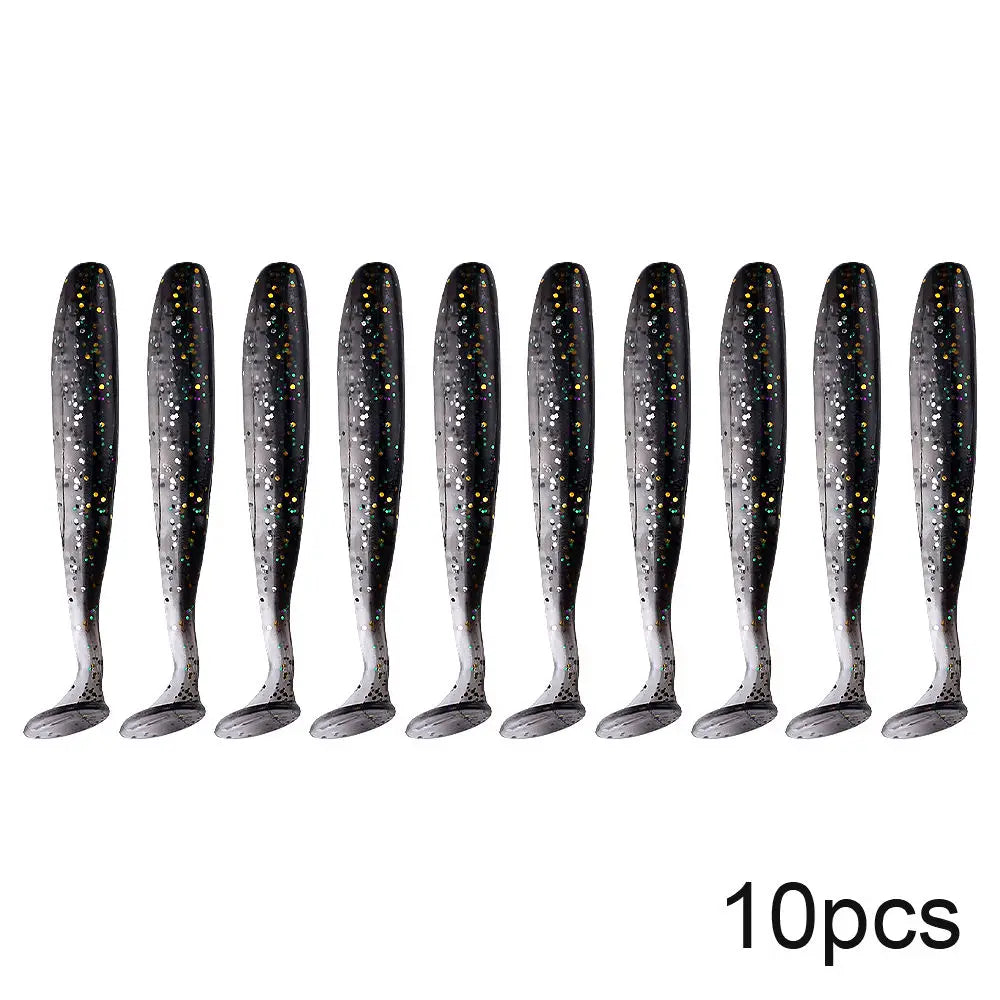 10pcs Soft Worm Lures Silicone