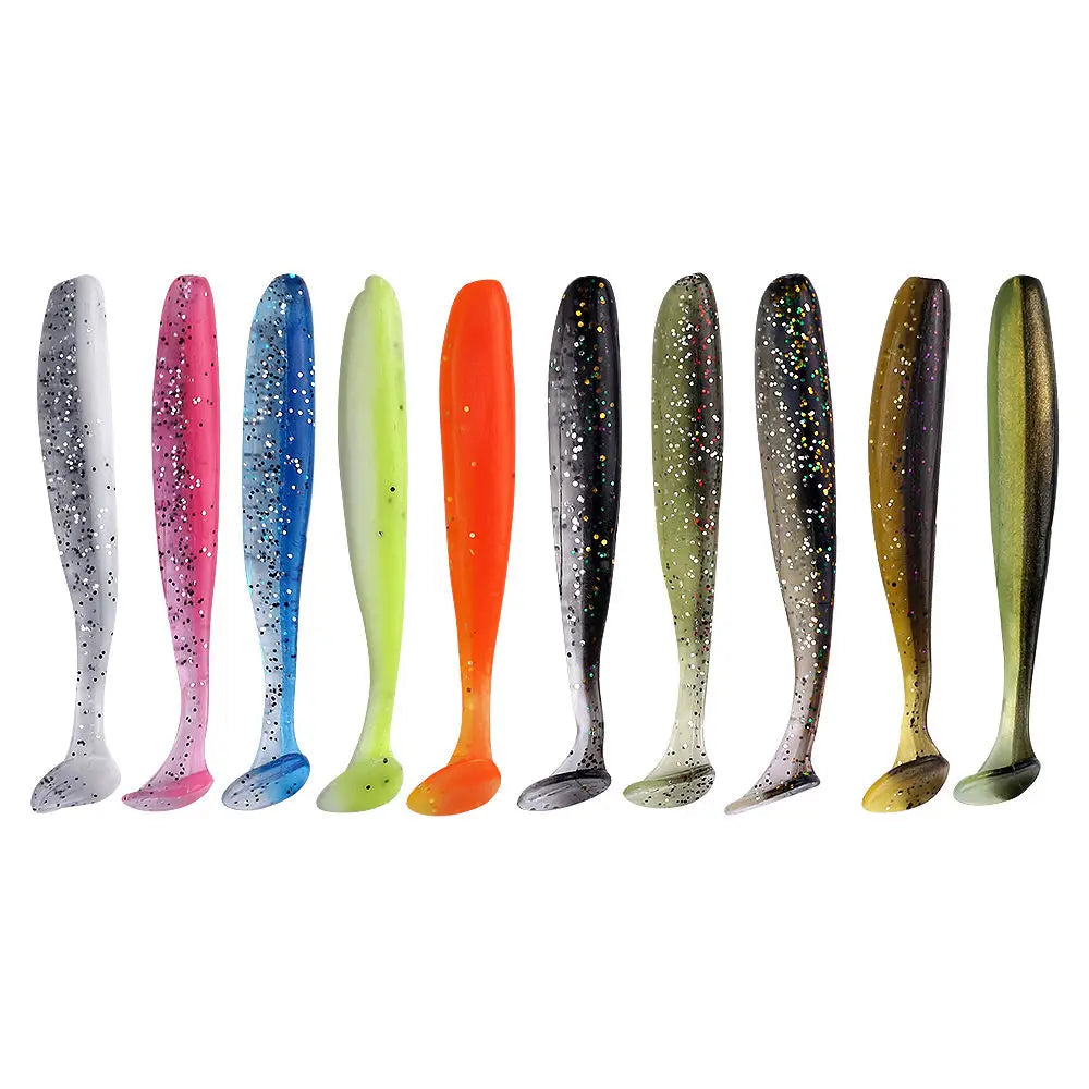 10pcs Soft Worm Lures Silicone