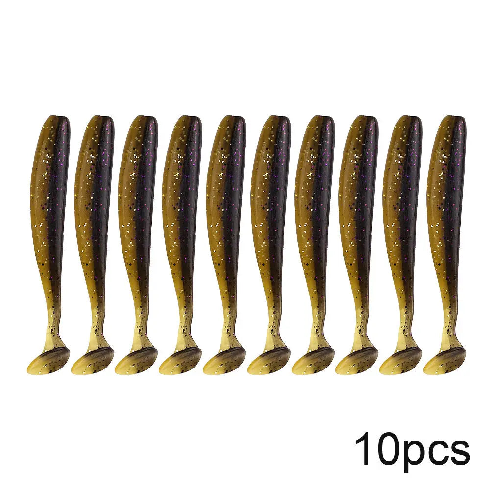 10pcs Soft Worm Lures Silicone