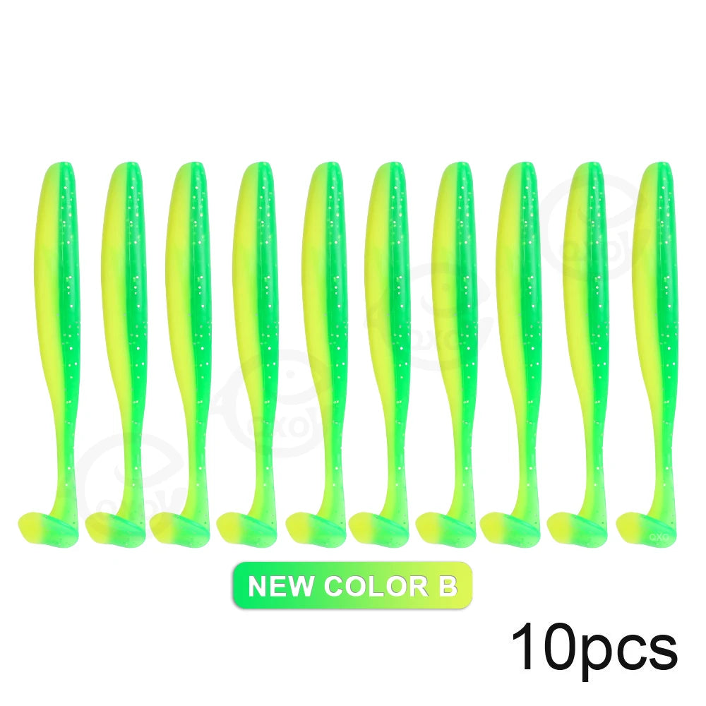 10pcs Soft Worm Lures Silicone