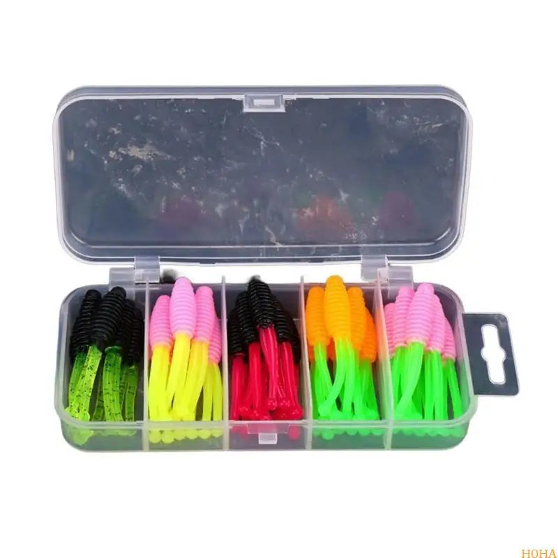 30pcs Fishing Lure Soft Baits