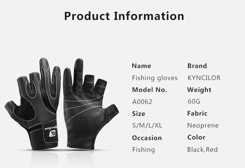 Fingerless Fishing Gloves