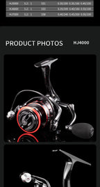 Metal Cup Spinning Reel