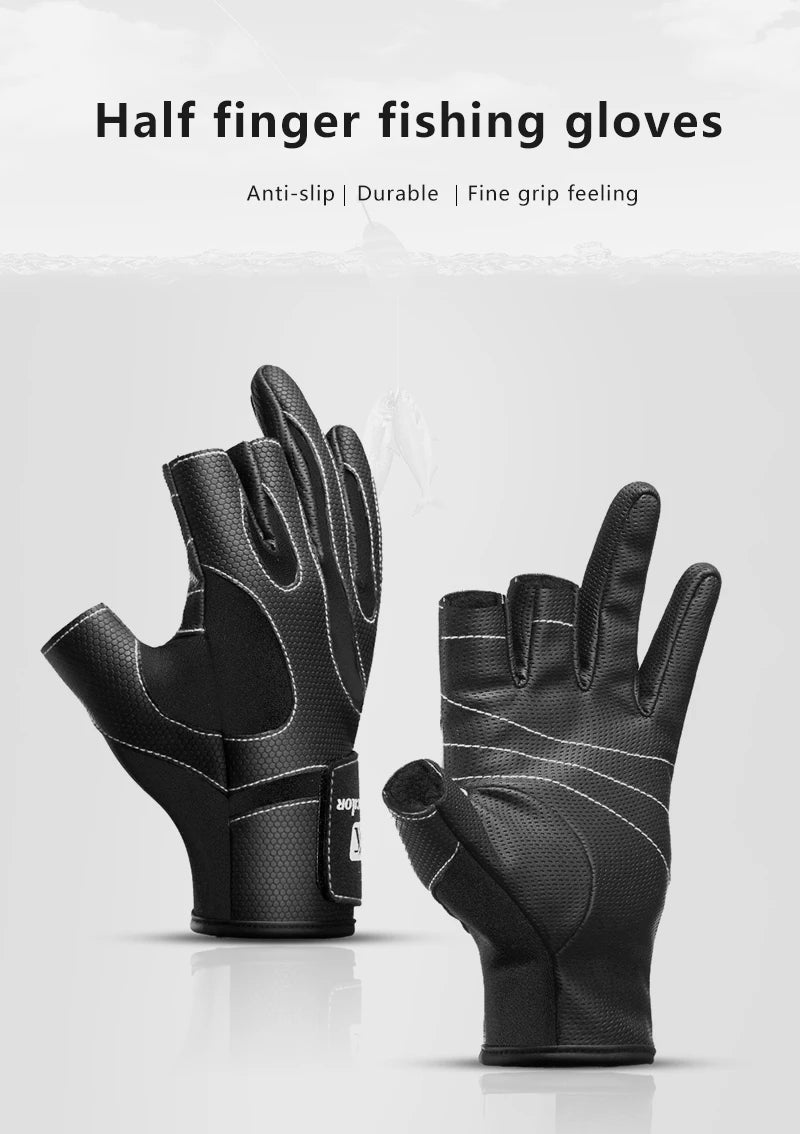 Fingerless Fishing Gloves