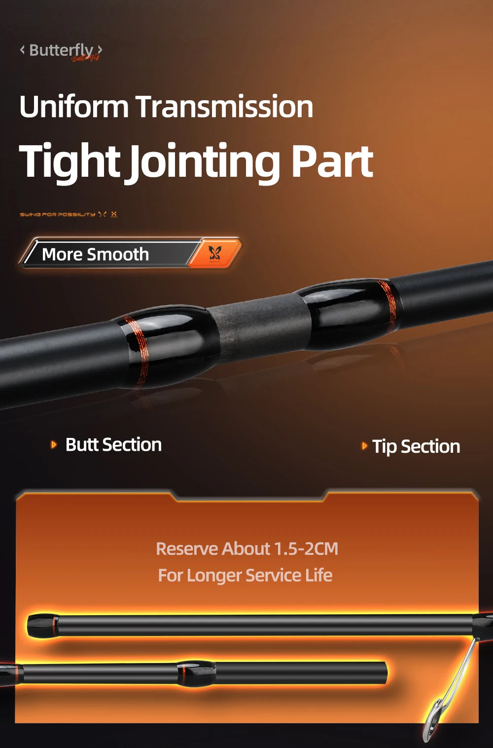 Butterfly Casting Rod