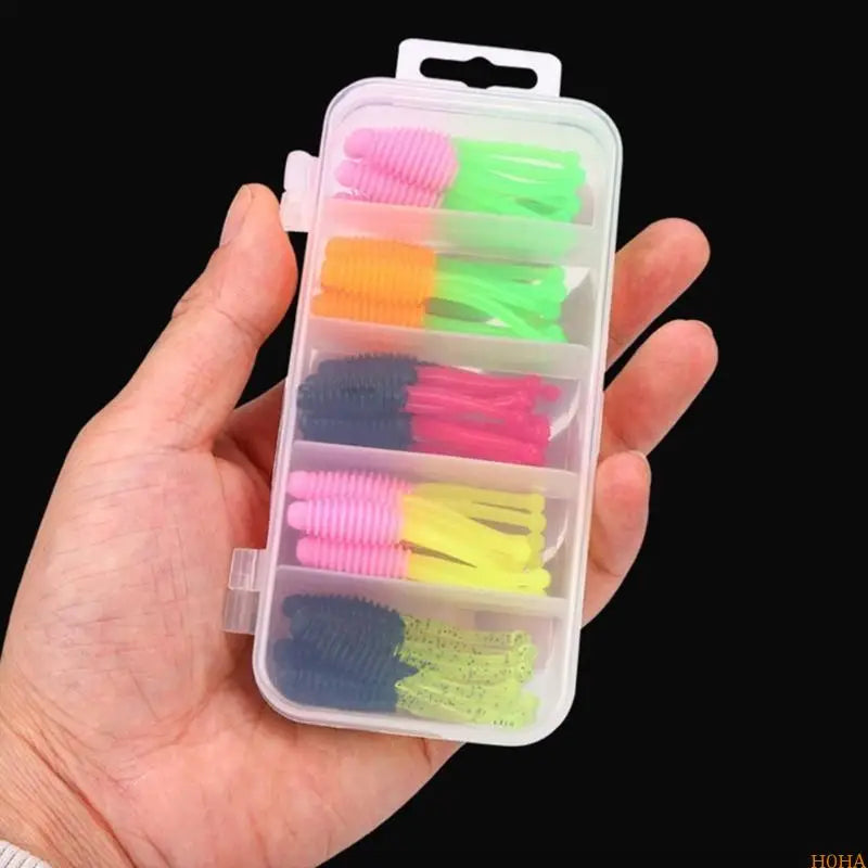 30pcs Fishing Lure Soft Baits