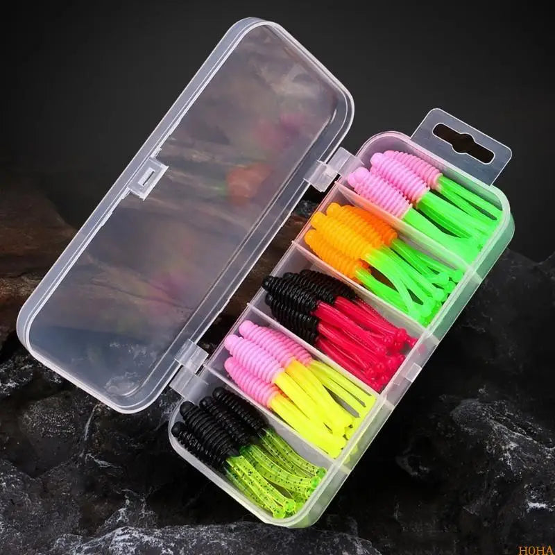 30pcs Fishing Lure Soft Baits