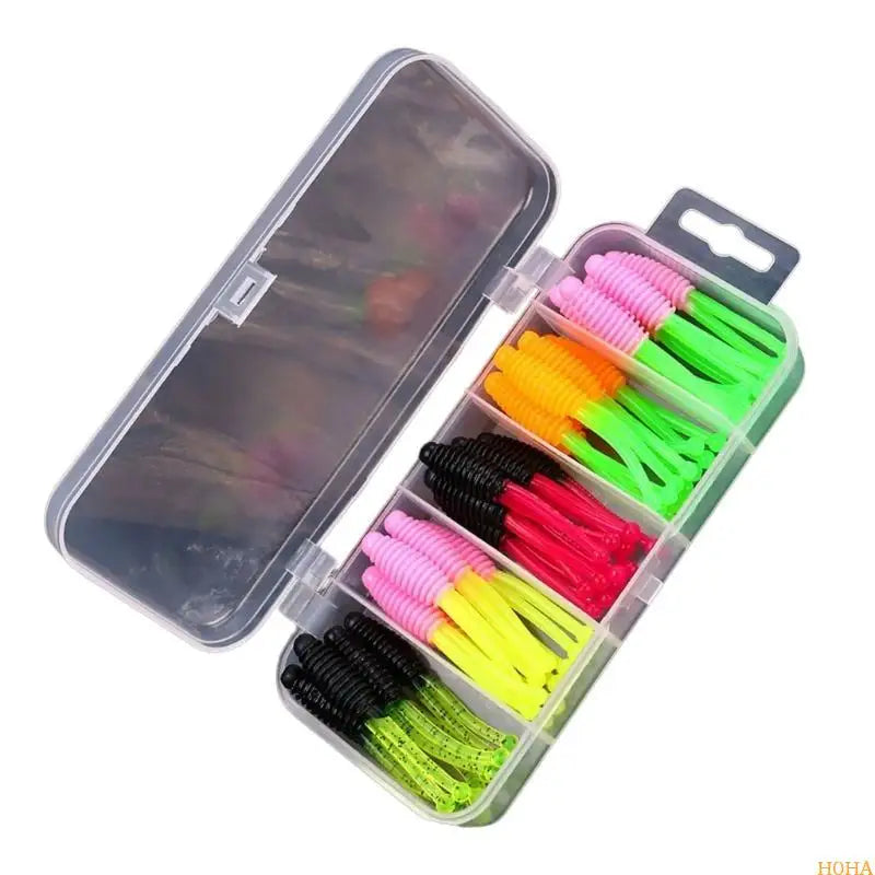 30pcs Fishing Lure Soft Baits