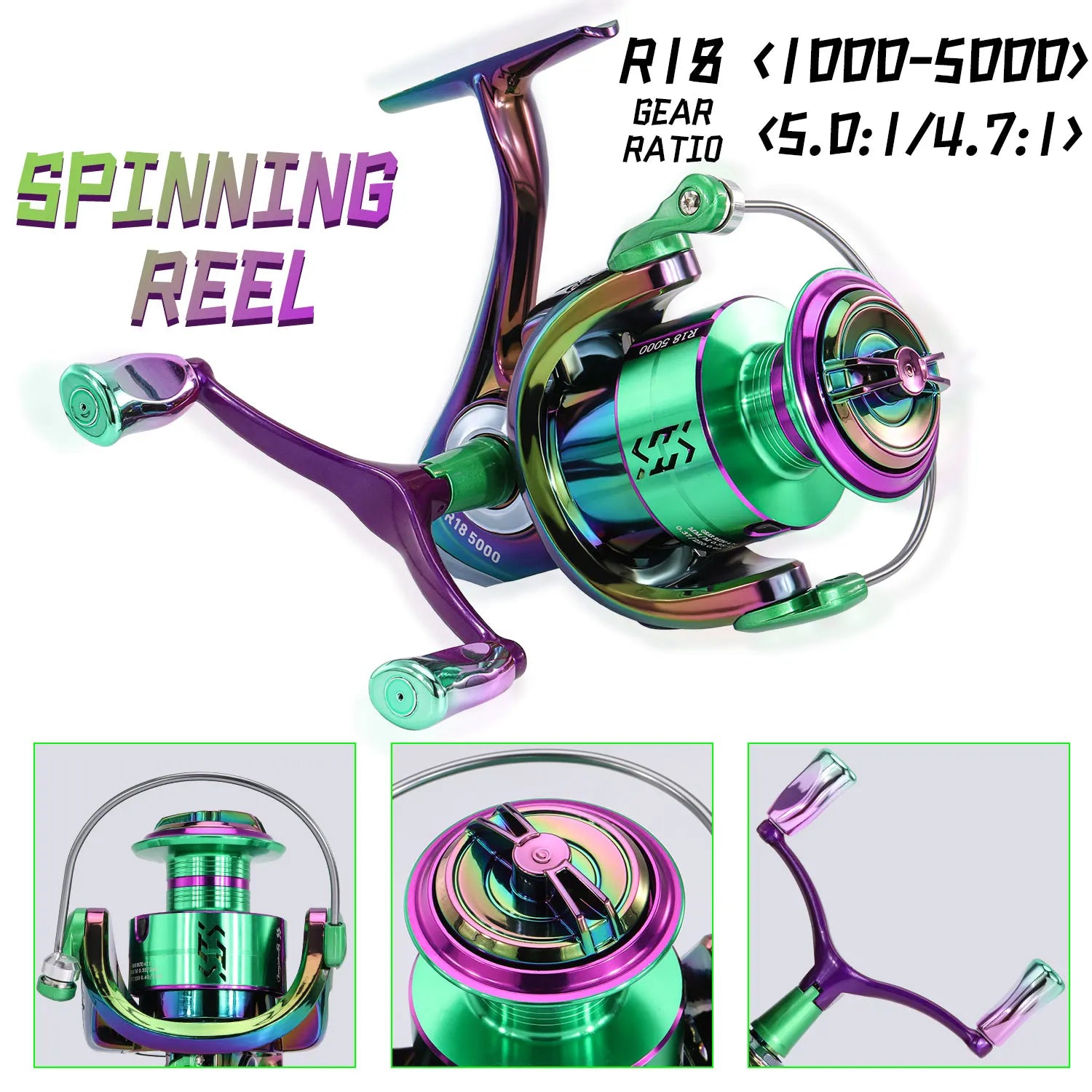 Metal Spool Spinning Reel