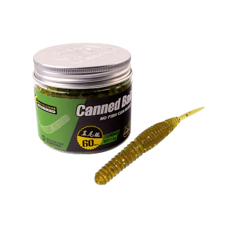 6cm Fishing Lure Mini Soft Worm