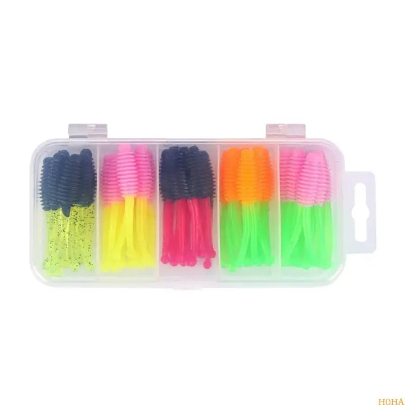 30pcs Fishing Lure Soft Baits