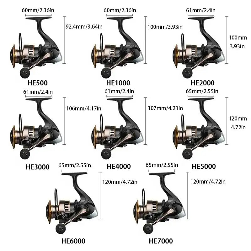 Dual Handle Fishing Reel