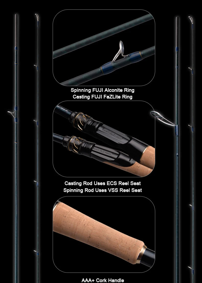 Bass Spinning Rod