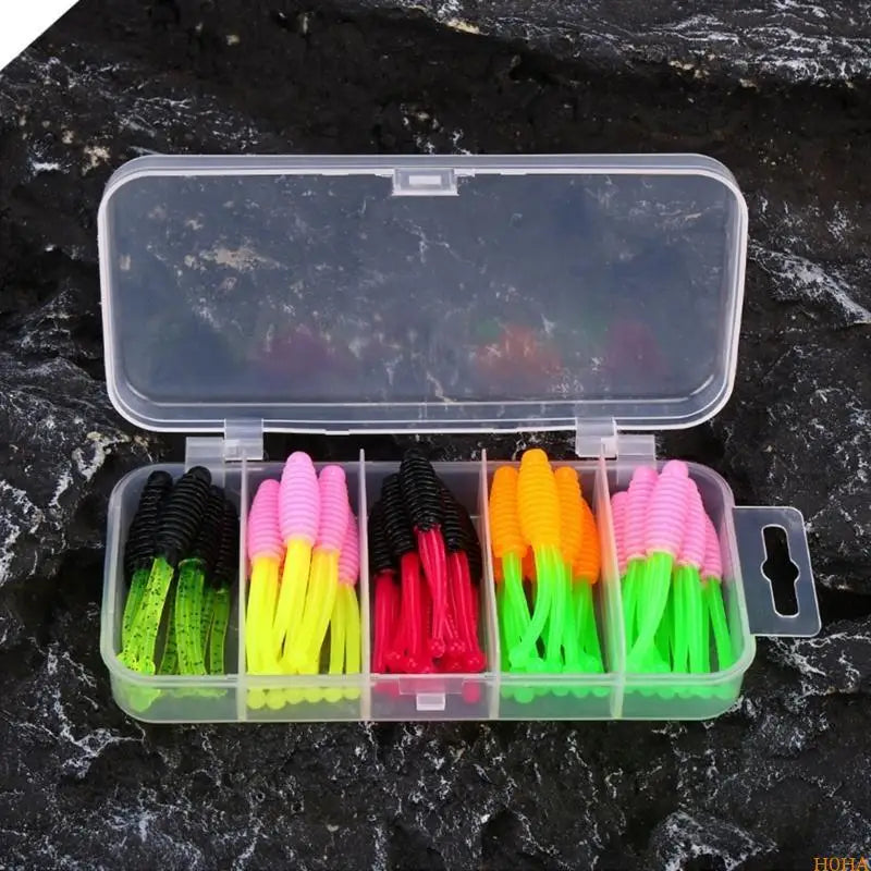 30pcs Fishing Lure Soft Baits