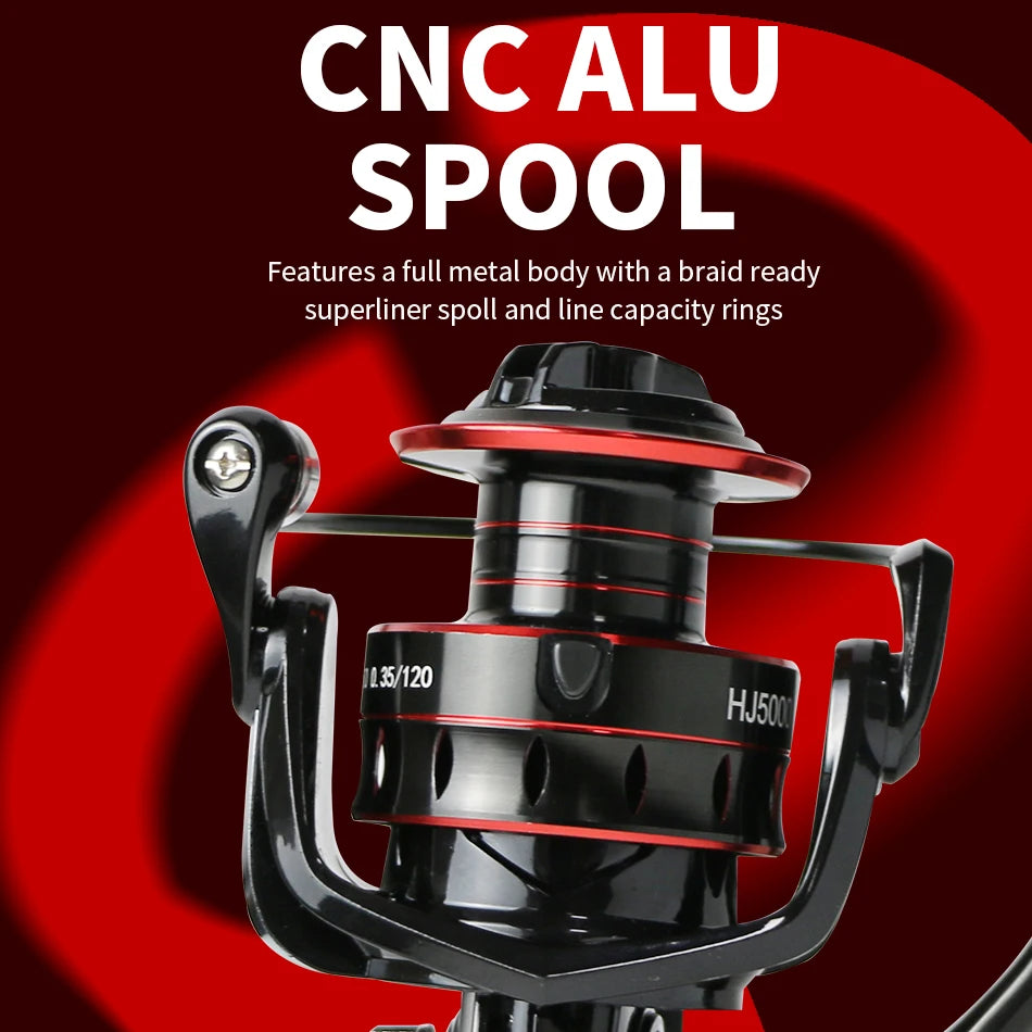 Metal Cup Spinning Reel