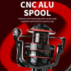 Metal Cup Spinning Reel